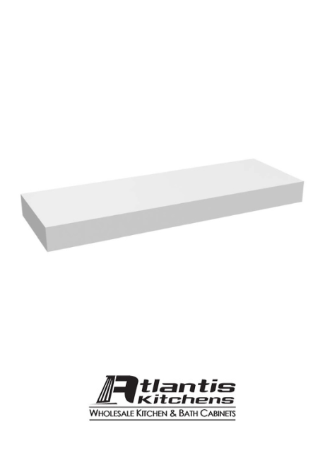 Allure Floating Shelf – White
