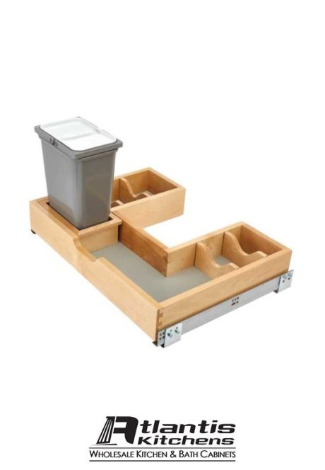 Allure U Shaped Vanity Sink Base Pull Out