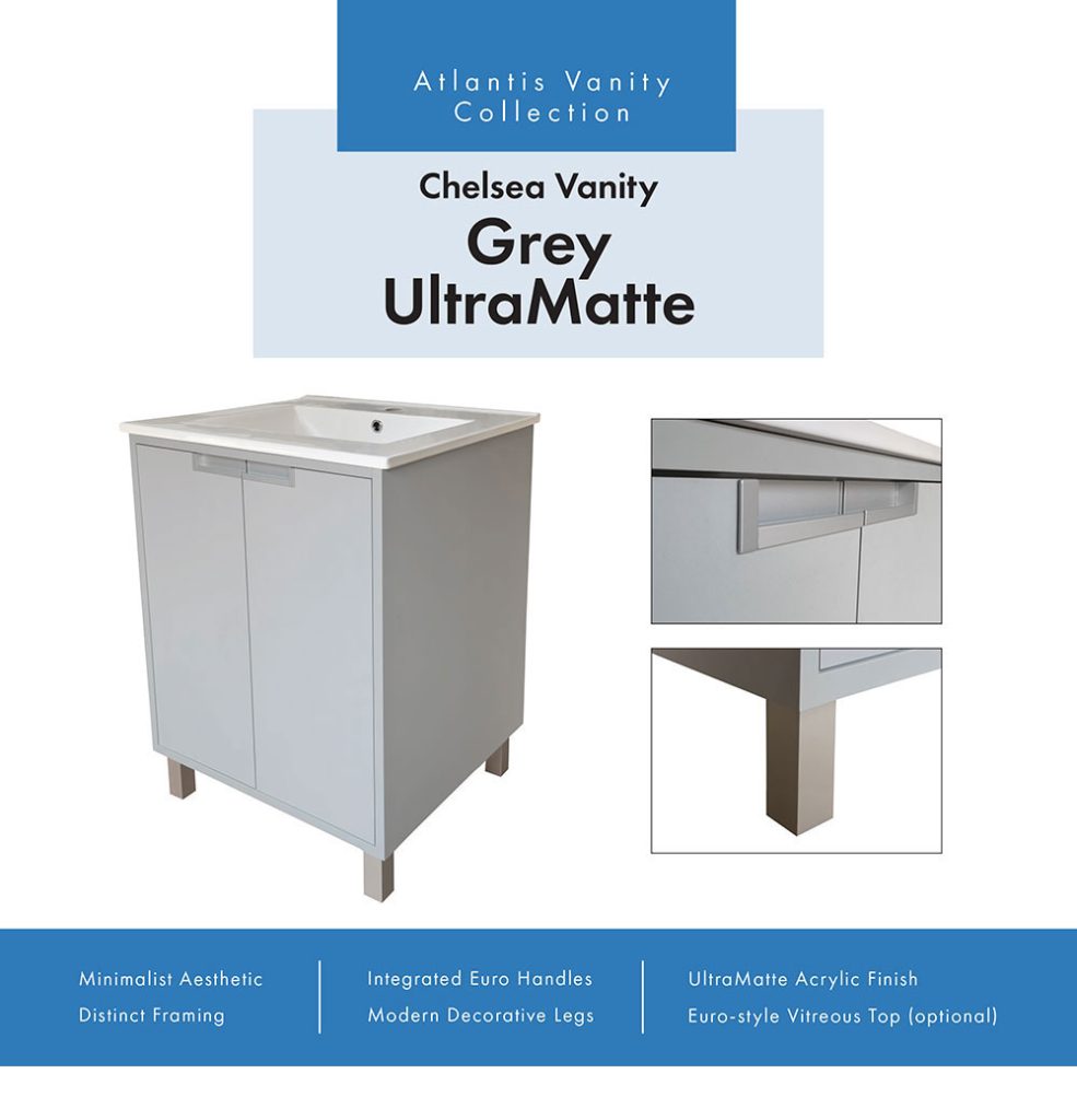 Chelsea Vanity Grey UltraMatte