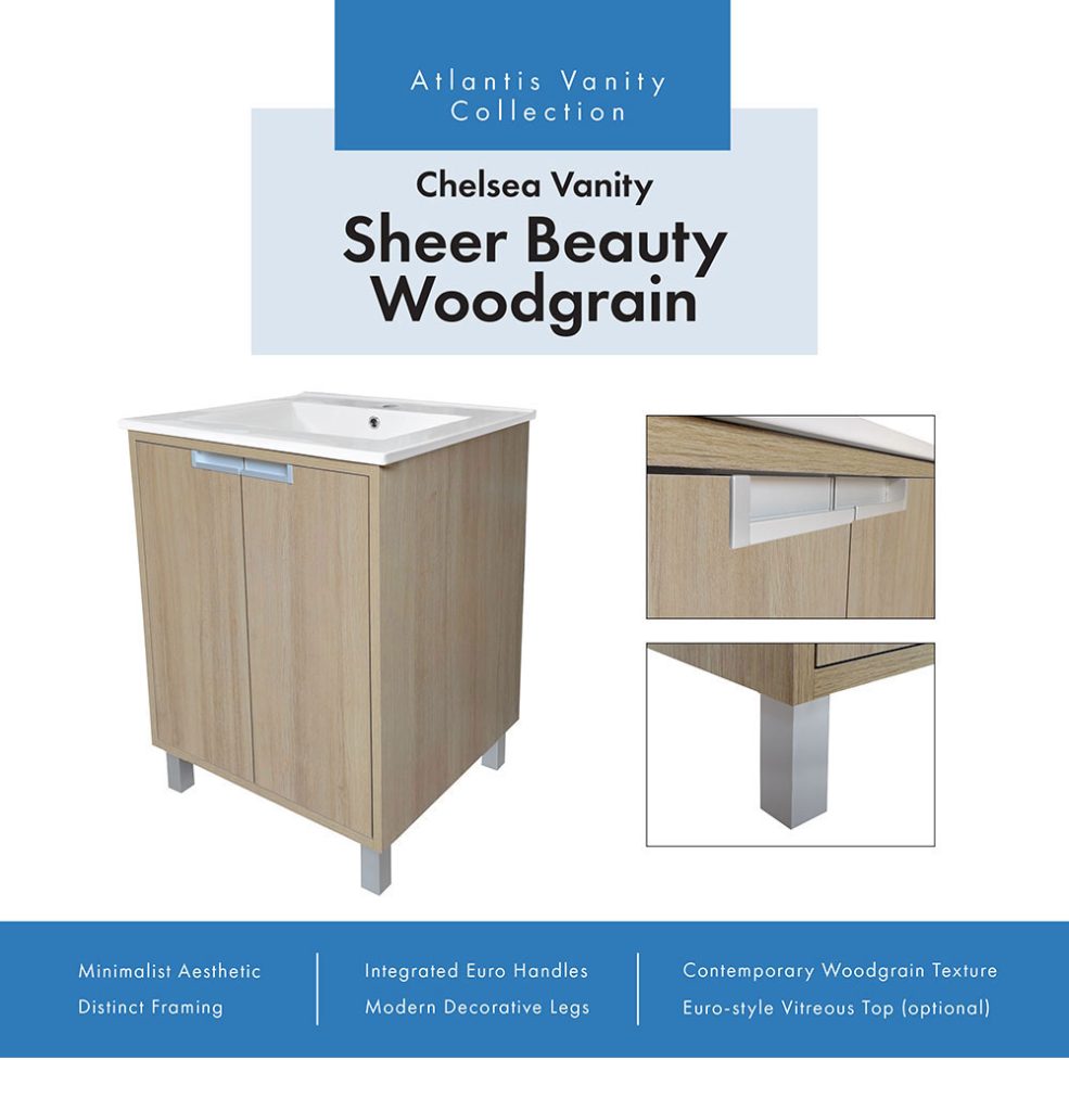 Chelsea Vanity Sheer Beauty Woodgrain